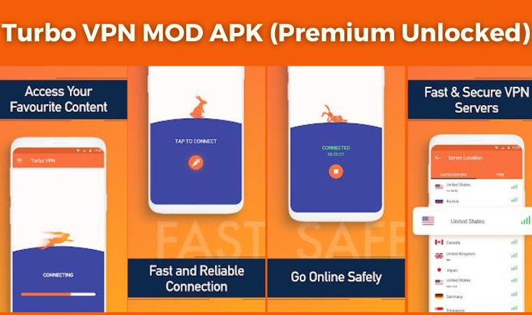 Turbo VPN MOD APK (Premium Unlocked)